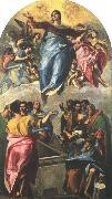 GRECO, El Assumption of the Virgin dfg painting
